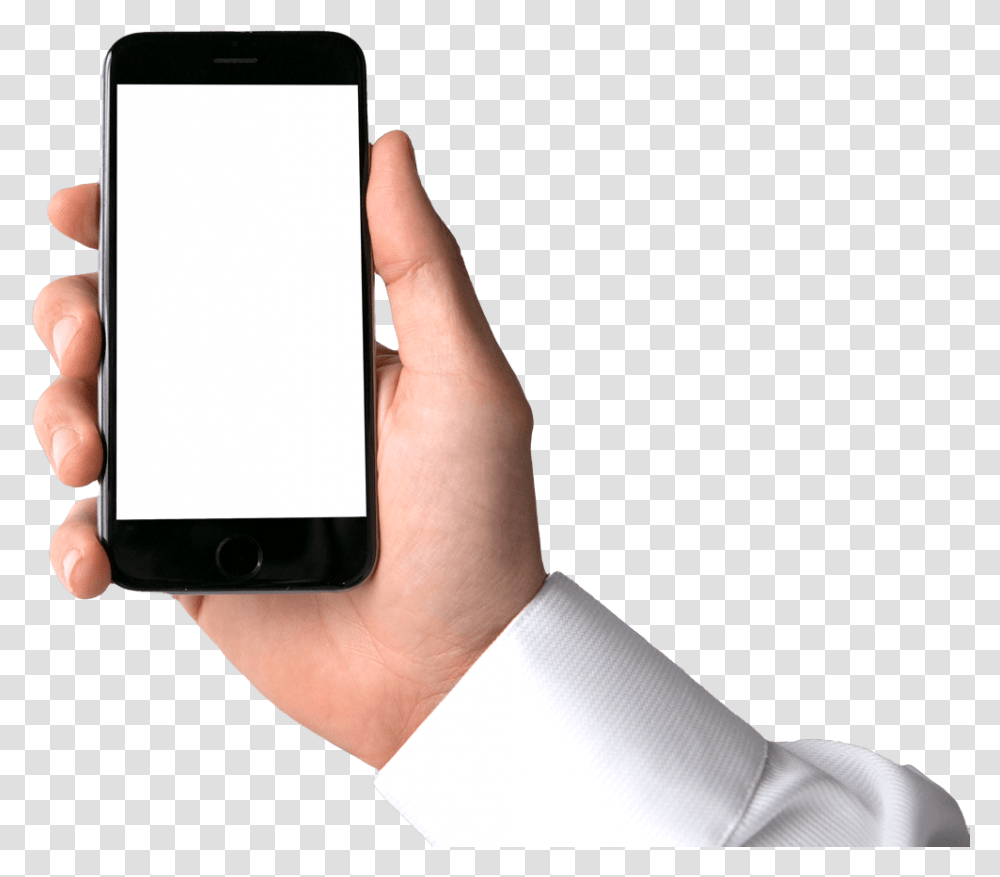 Hand Holds Phone, Mobile Phone, Electronics, Cell Phone, Person Transparent Png