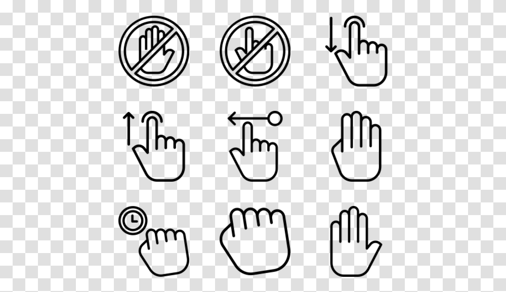 Hand Icon, Gray, World Of Warcraft Transparent Png