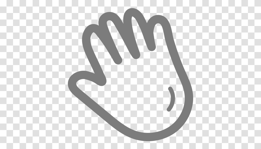 Hand Icon Of Line Style Available In Svg Eps Ai Language, Clothing, Apparel, Stencil, Text Transparent Png