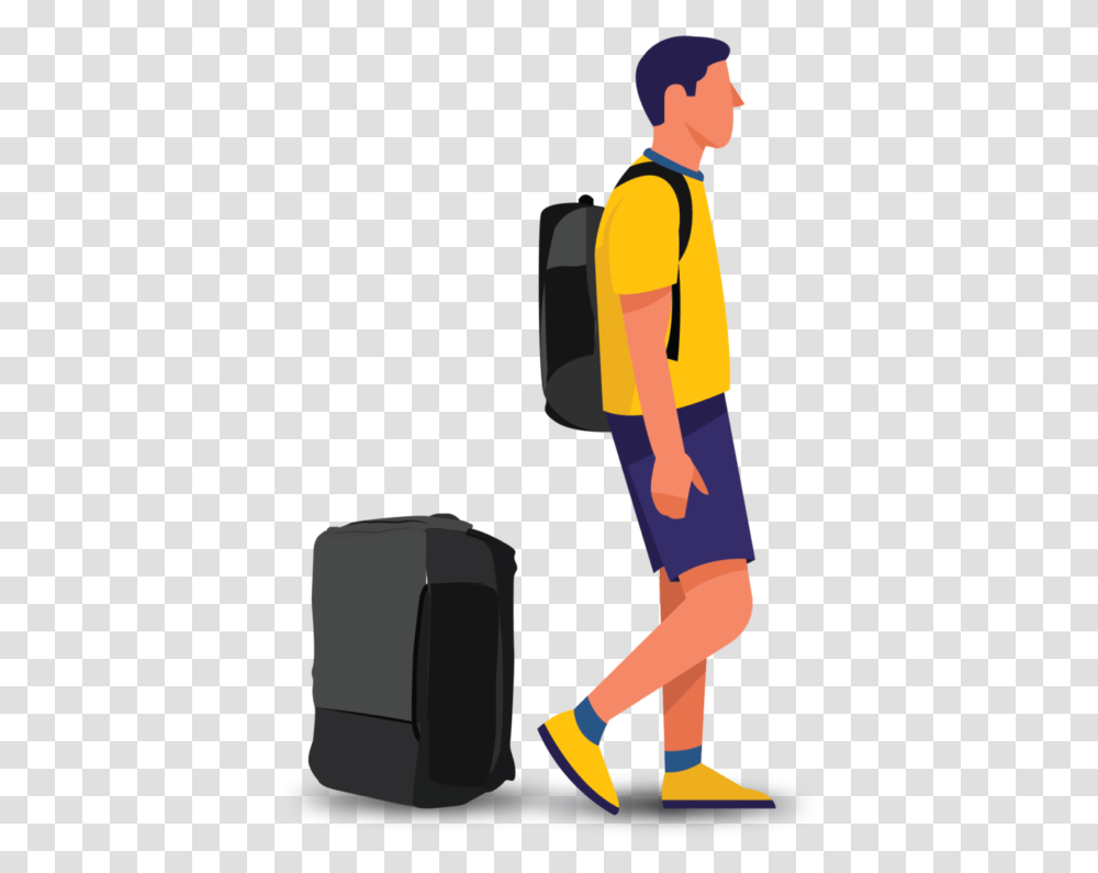 Hand Luggage, Person, Shoe, Footwear Transparent Png