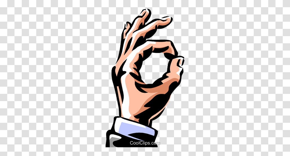 Hand Making The Ok Sign Royalty Free Vector Clip Art, Apparel Transparent Png