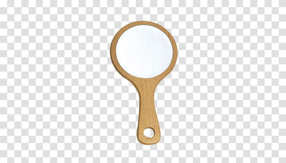 Hand Mirror Beechwood, Cutlery, Spoon, Wooden Spoon Transparent Png