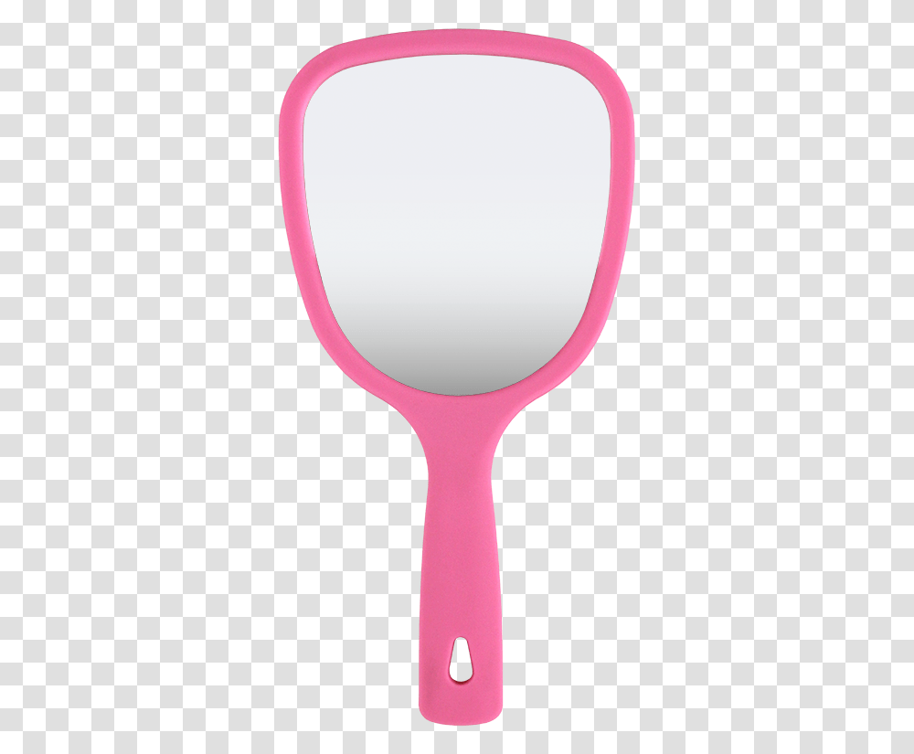 Hand Mirror Pink Hand Held Mirror, Glass, Wine Glass, Alcohol, Beverage Transparent Png
