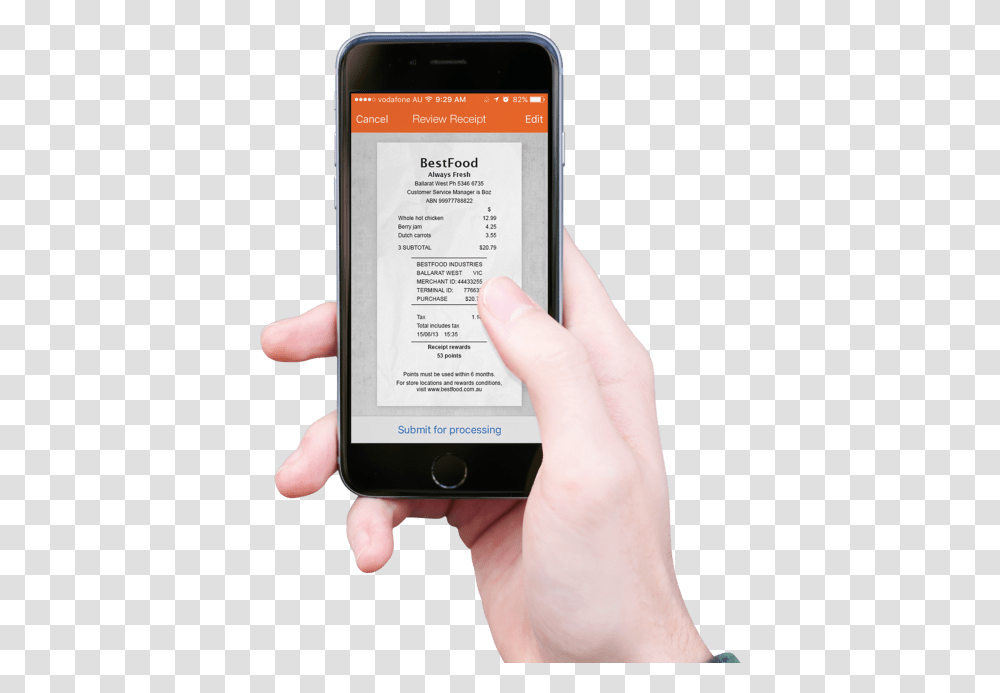 Hand Mobilereceipt Mobile Device, Mobile Phone, Electronics, Cell Phone, Person Transparent Png