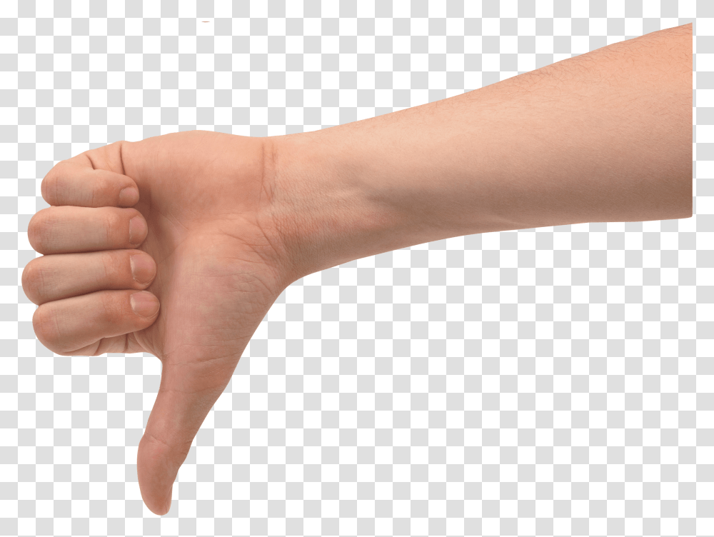 Hand Negative Down Thumbs Down Hand, Person, Human, Wrist, Heel Transparent Png