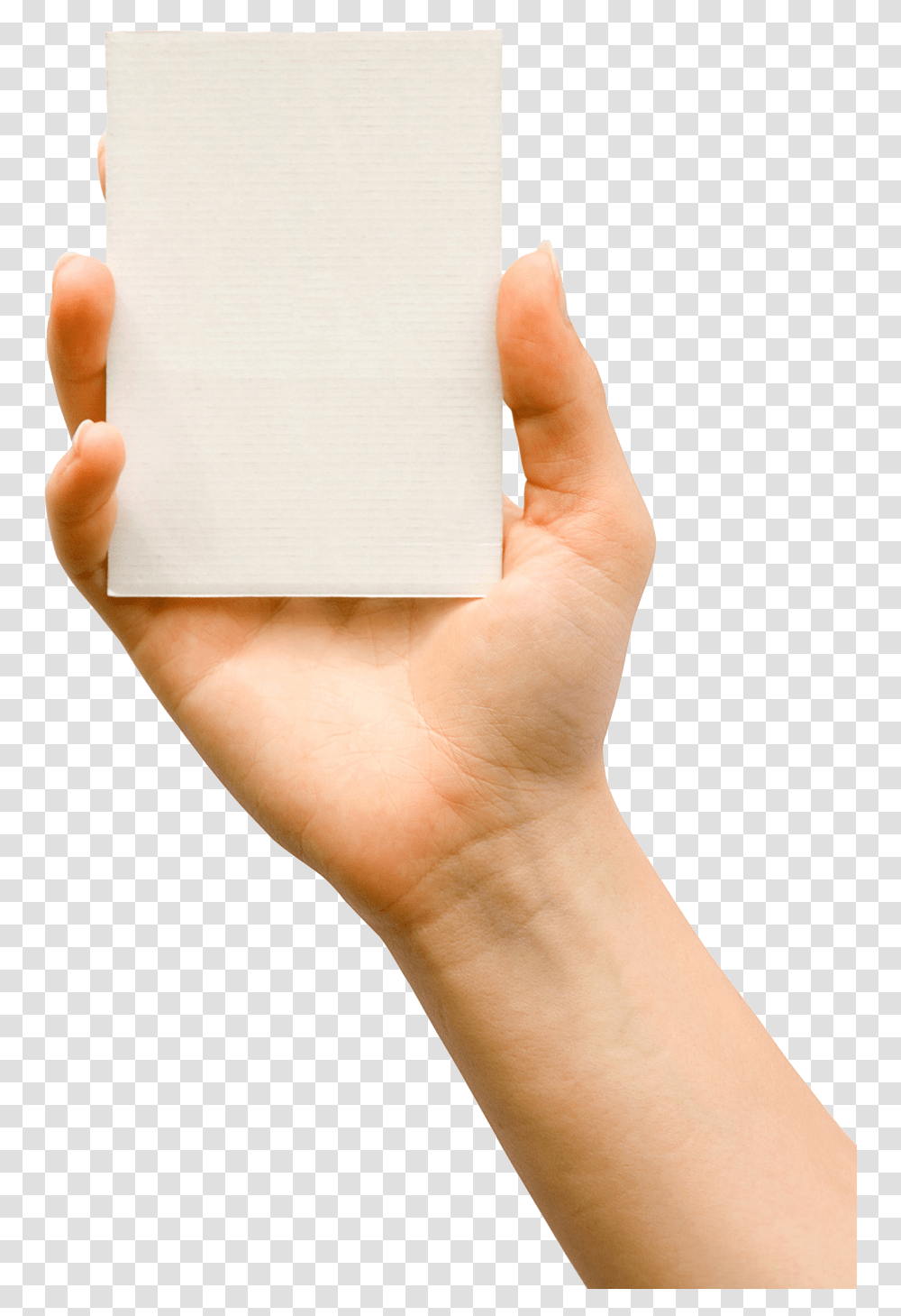 Hand Of Cards Clipart Hand Holding Note, Person, Human, Wrist Transparent Png