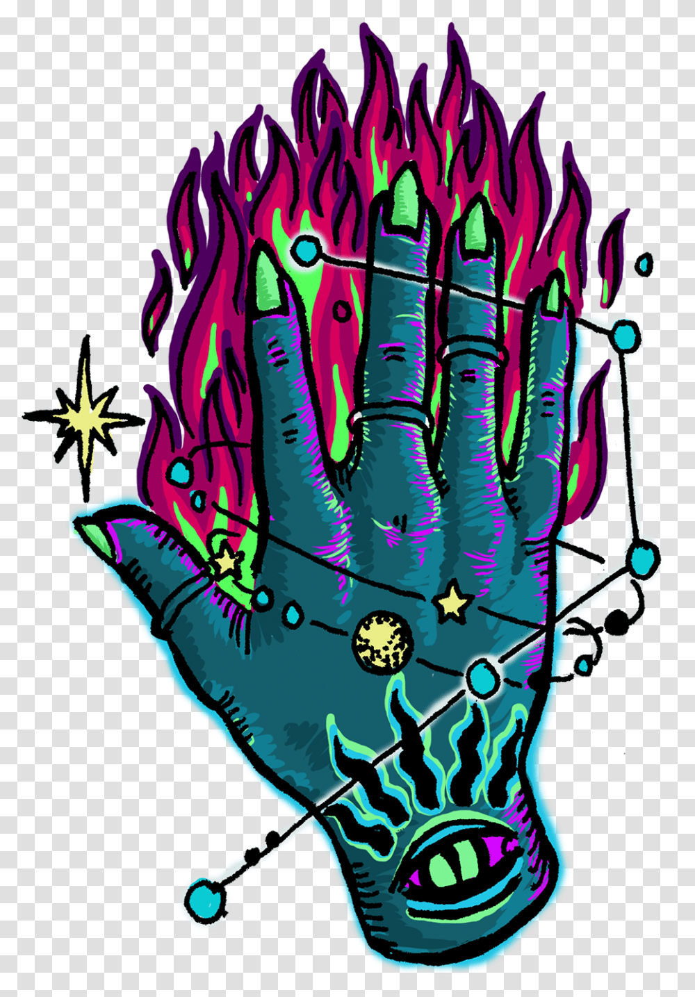 Hand Of Fate Illustration, Lighting, Star Symbol Transparent Png