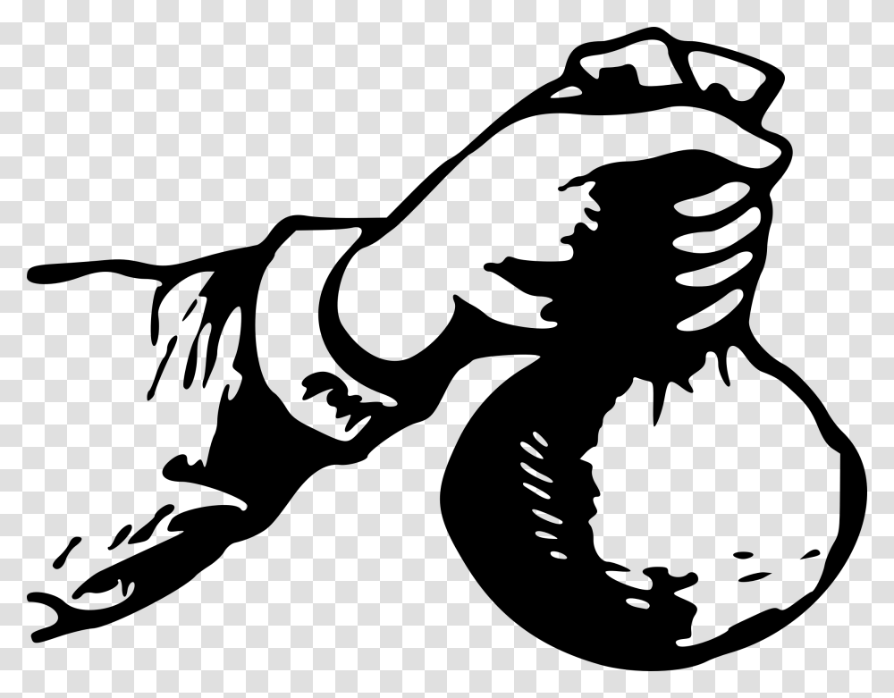 Hand Offering A Bag Clip Arts Hands Giving Money Clipart, Gray, World Of Warcraft Transparent Png