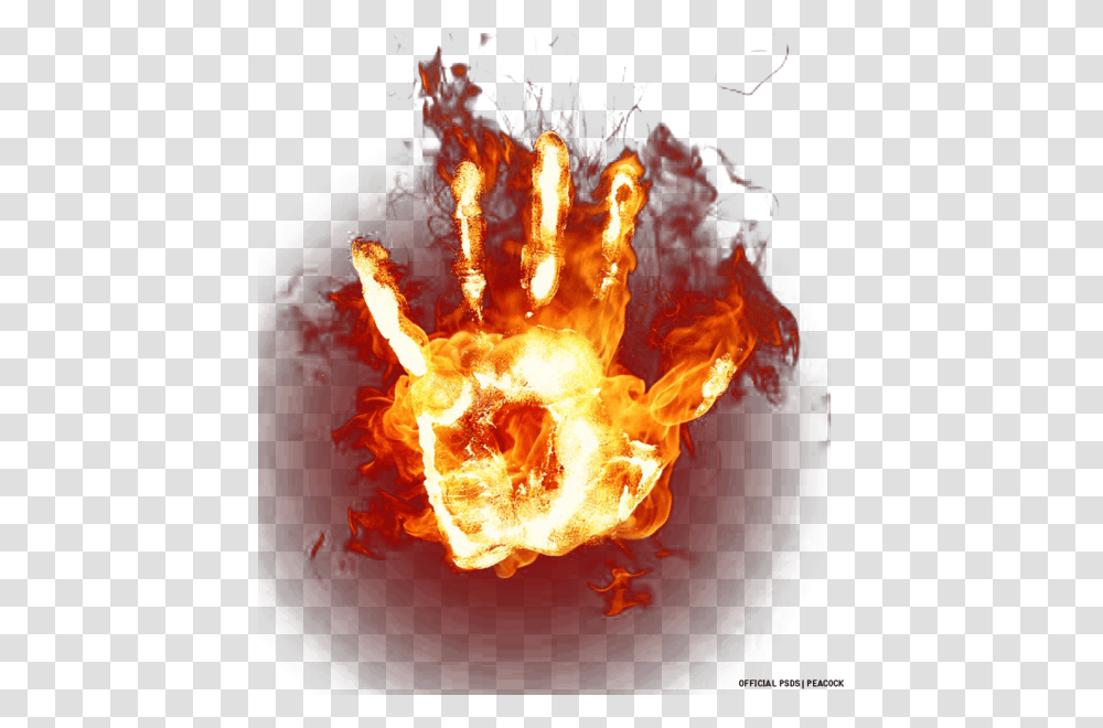 Hand On Fire, Bonfire, Flame Transparent Png