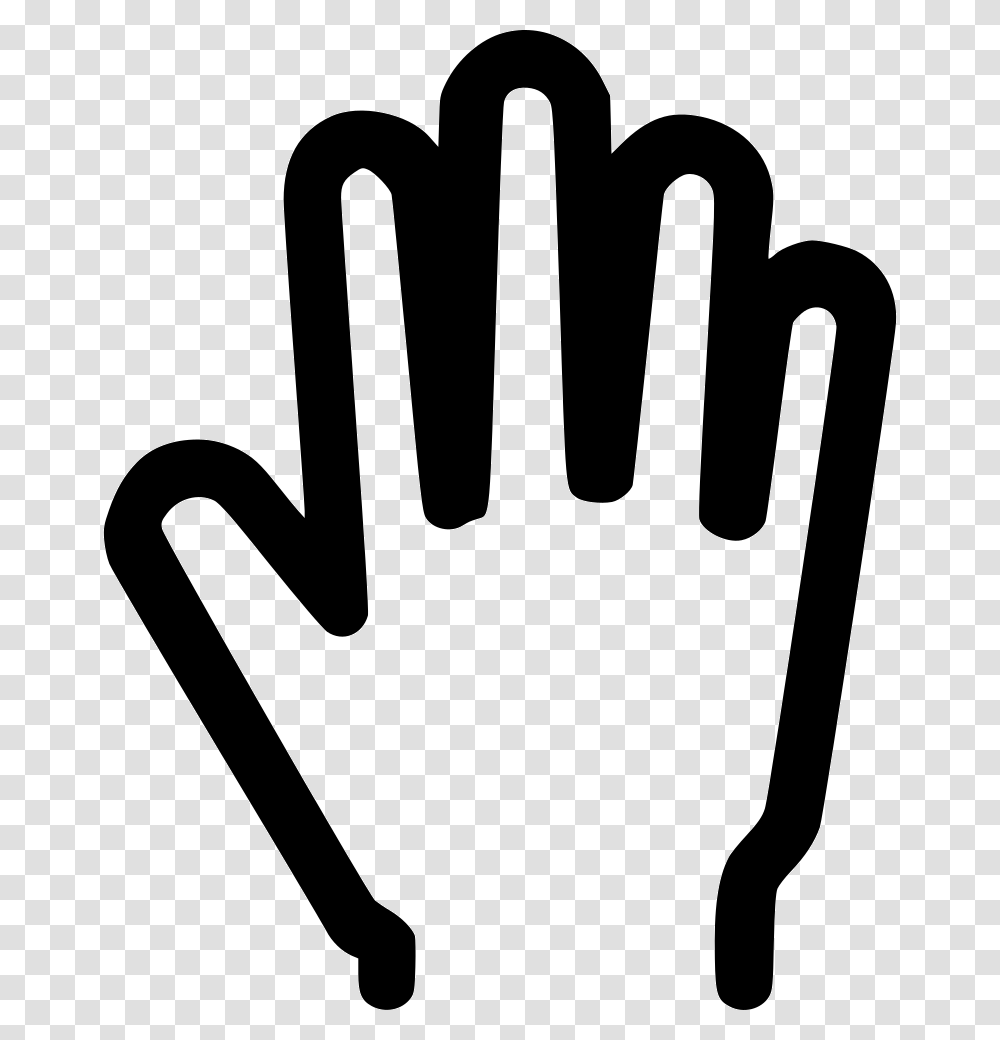 Hand Open Hand Icon, Stencil, Hammer, Tool Transparent Png