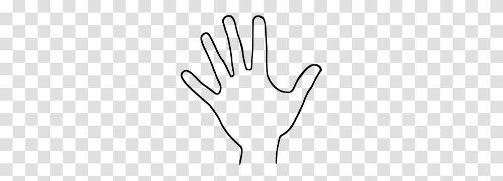 Hand Outline Clip Art Free, Gray, World Of Warcraft Transparent Png