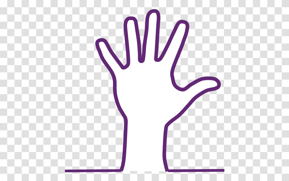 Hand Outline Small Small Picture Of Hand, Finger, Fist, Wrist, Plectrum Transparent Png