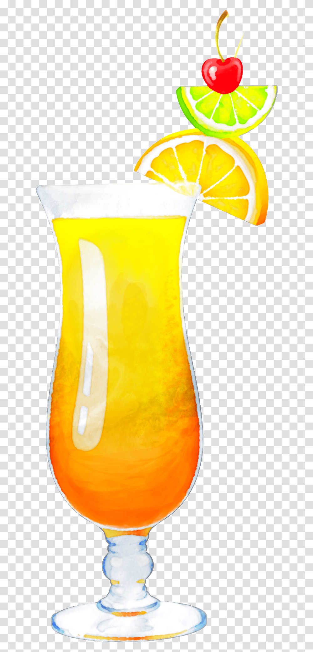 Hand Painted A Glass Of Orange Juice Orange, Lamp, Beverage, Drink, Alcohol Transparent Png