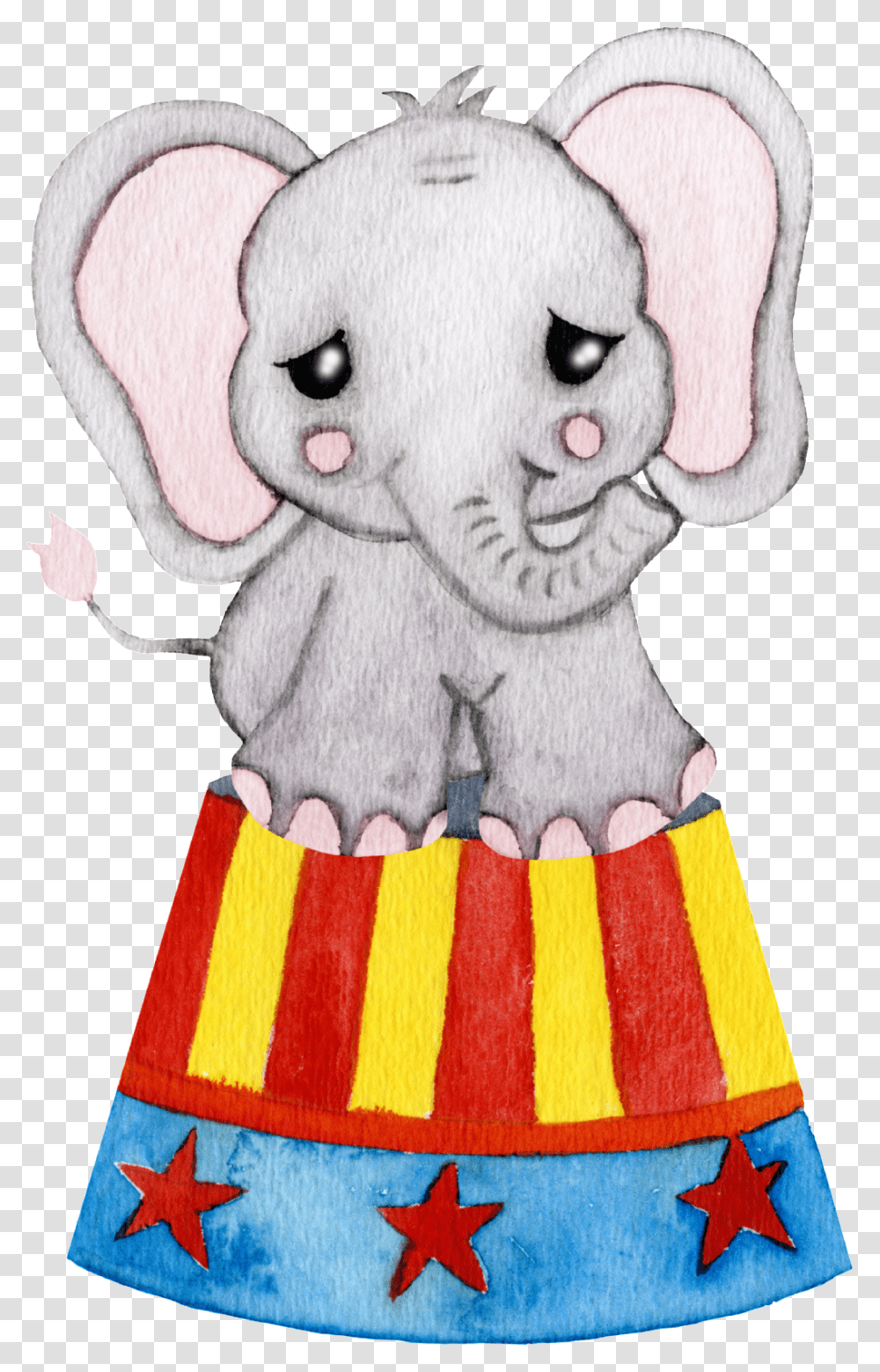 Hand Painted Baby Elephant Portable Network Graphics, Drawing, Doodle, Sketch Transparent Png