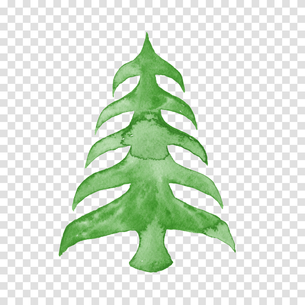 Hand Painted Beautiful Christmas Tree Free, Green, Ornament, Plant, Leaf Transparent Png