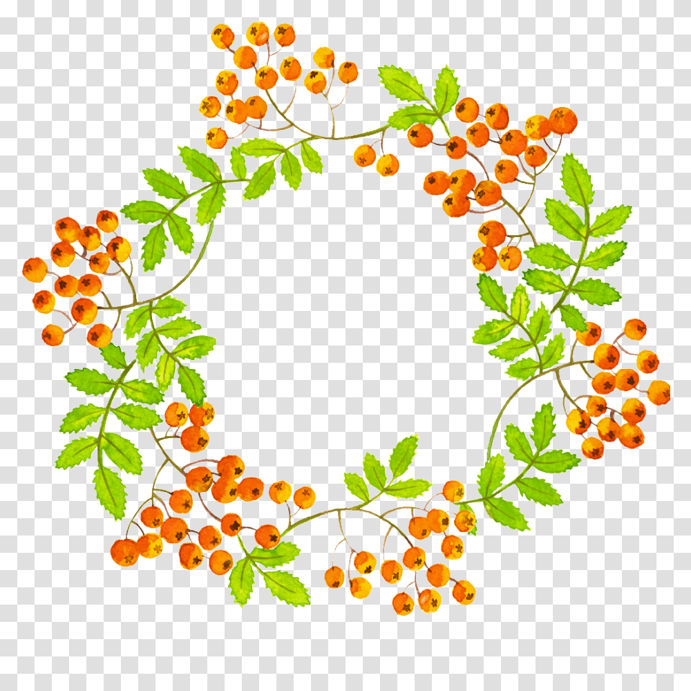 Hand Painted Beautiful Green Leaf Wreath Vector Free, Floral Design, Pattern Transparent Png
