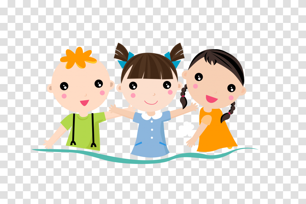 Hand Painted Cartoon Flat Children's Decorative Free, Female, Girl, Photography Transparent Png