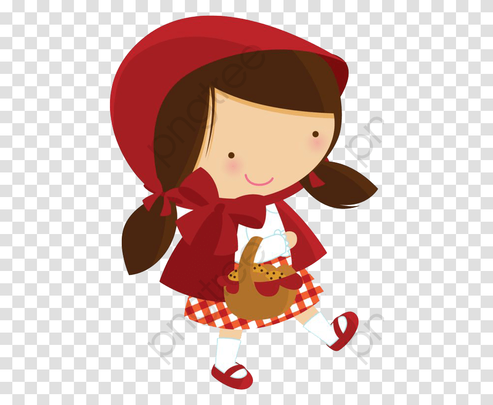 Hand Painted Cartoon Little Chapeuzinho Vermelho Para Imprimir, Bonnet, Hat, Apparel Transparent Png