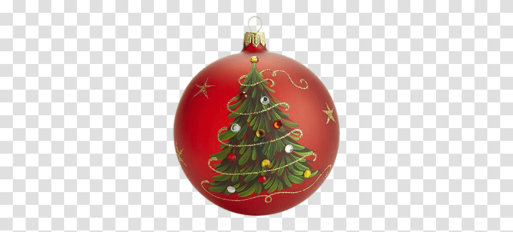 Hand Painted Christmas Bulbs Painting, Ornament, Tree, Plant, Christmas Tree Transparent Png