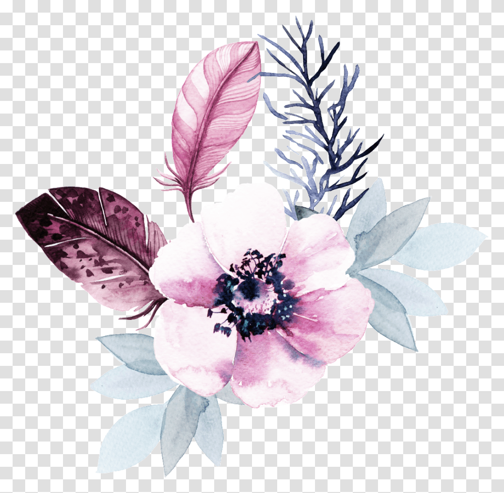 Hand Painted Colorful Cartoon Watercolor Beautiful Common Peony, Floral Design, Pattern, Plant Transparent Png