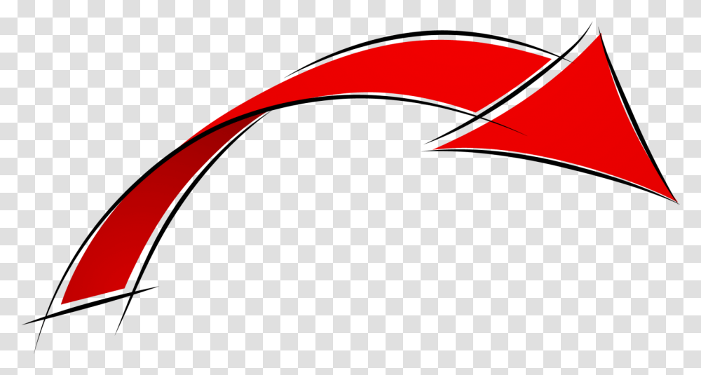 Hand Painted Curved Red Line, Art, Axe, Tool, Graphics Transparent Png
