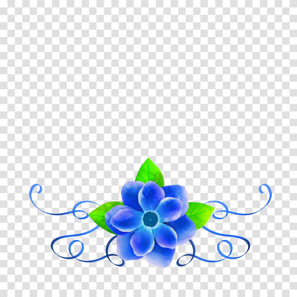 Hand Painted Dark Blue Flowers Free Download, Floral Design, Pattern Transparent Png
