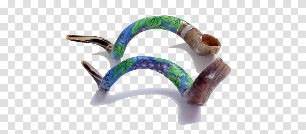 Hand Painted Kosher Yemenite Kudokudu Horn Shofar, Cuff, Sink Faucet, Smoke Pipe Transparent Png