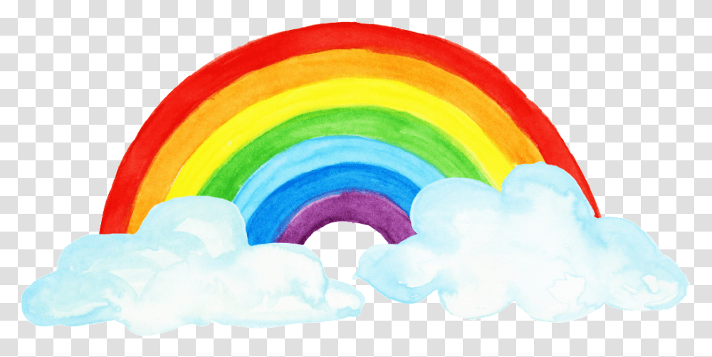 Hand Painted Rainbow After Rain Free, Sweets, Food, Confectionery, Candy Transparent Png