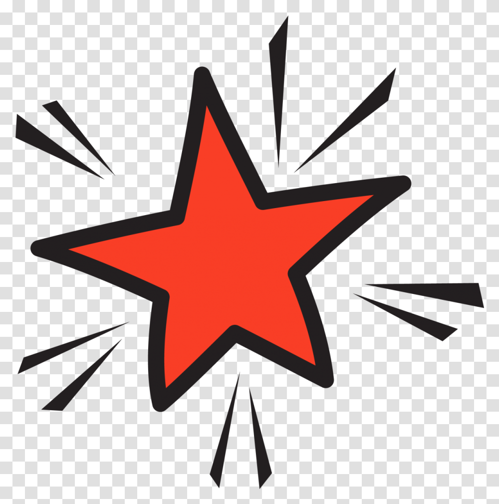 Hand Painted Red Star Pentagram Pentagram, Cross, Symbol Transparent Png