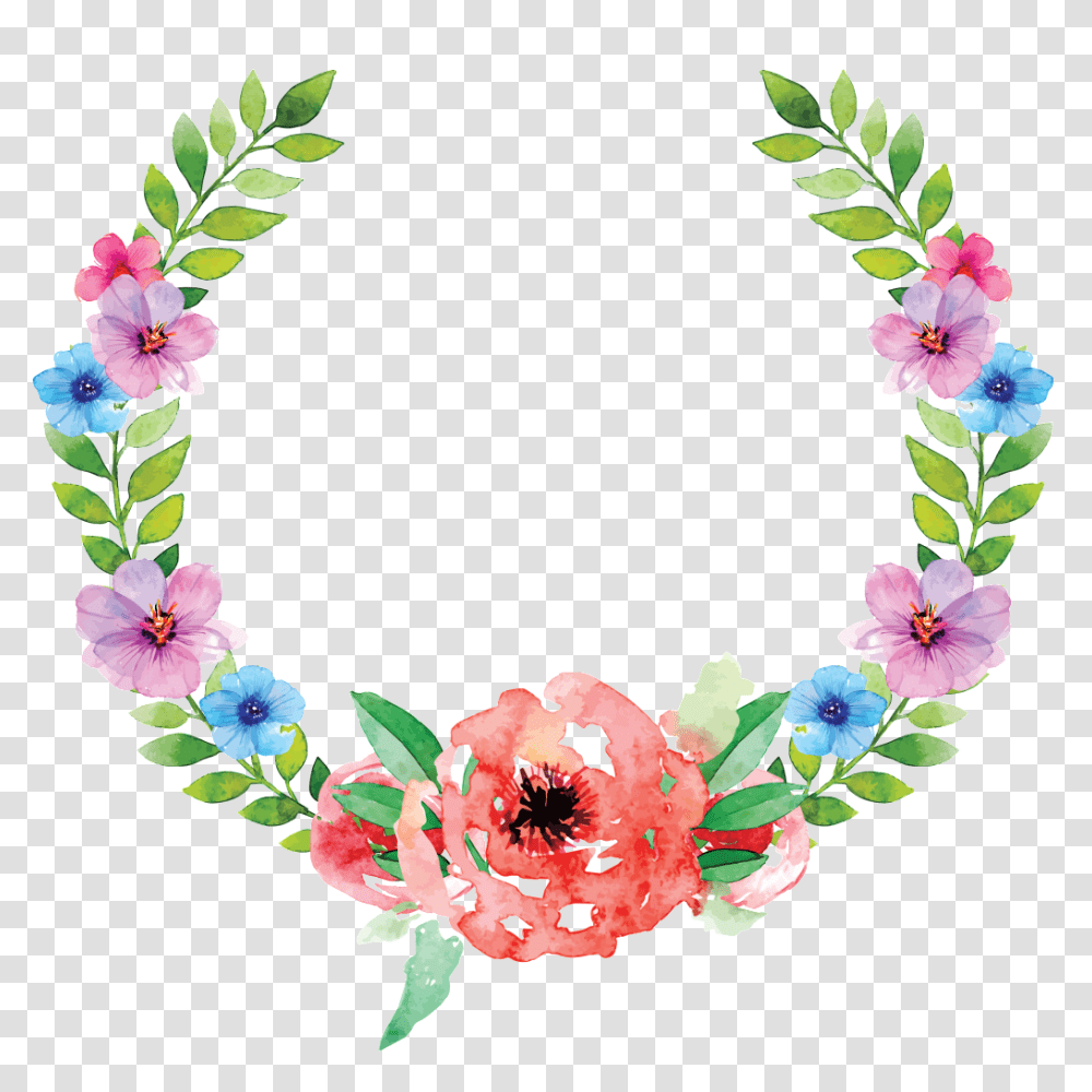 Hand Painted Ring Flower Free Download Vector, Floral Design, Pattern Transparent Png