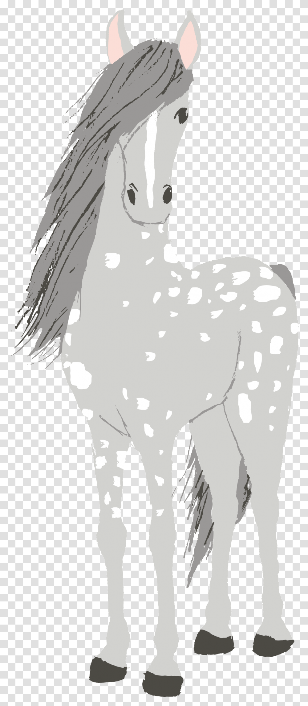 Hand Painted Spotted Horse Horse White Painting Horse, Mammal, Animal, Person, Human Transparent Png