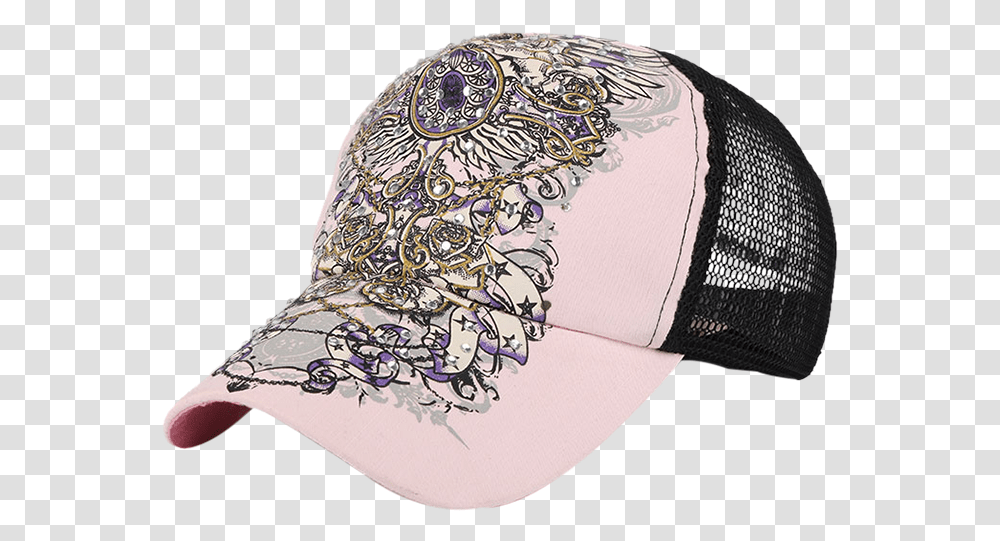 Hand Painted Summer Hot Drilling Baseball Hat Baseball Cap, Apparel, Doodle, Drawing Transparent Png