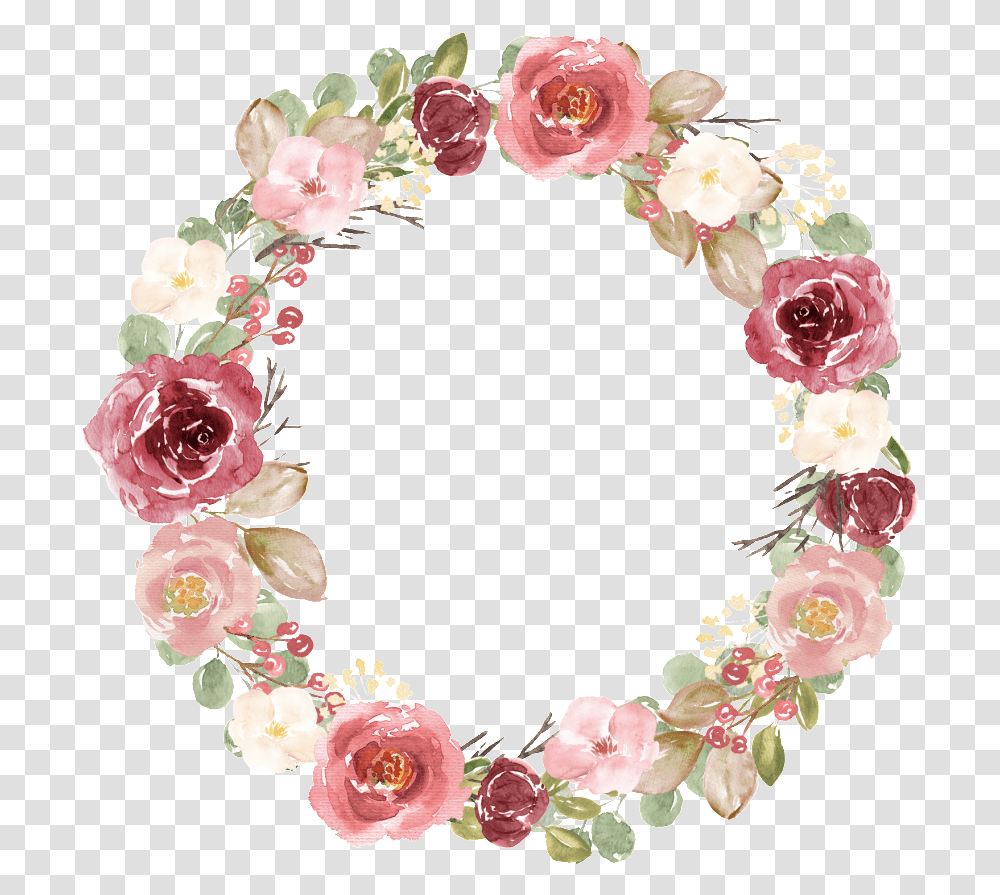 Hand Painted Watercolor Dry Flower Wreath Watercolor Flower Wreath, Plant, Blossom, Floral Design, Pattern Transparent Png