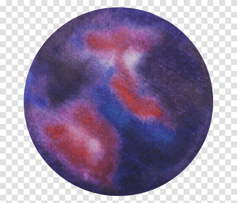 Hand Painted Watercolor Space Galaxy Venus Planet Photos Circle, Outer Space, Astronomy, Universe, Rug Transparent Png