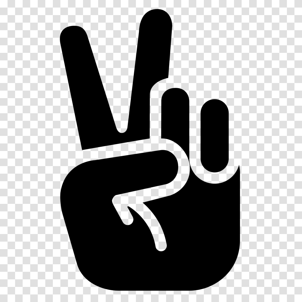Hand Peace Filled Icon, Gray, World Of Warcraft Transparent Png