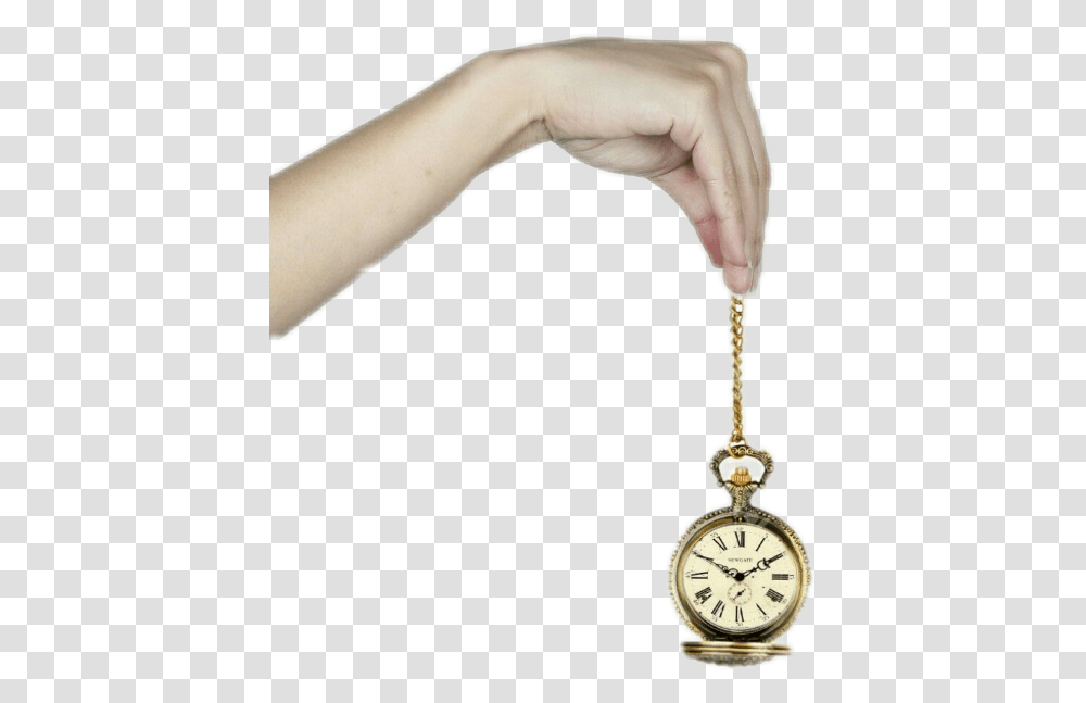 Hand Pocketwatch Watch Clock Time Op From Freetoedit Locket, Person, Human, Arm, Wrist Transparent Png