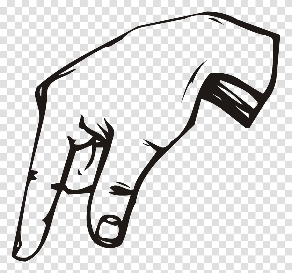 Hand Pointing Down, Animal, Bow, Mammal Transparent Png