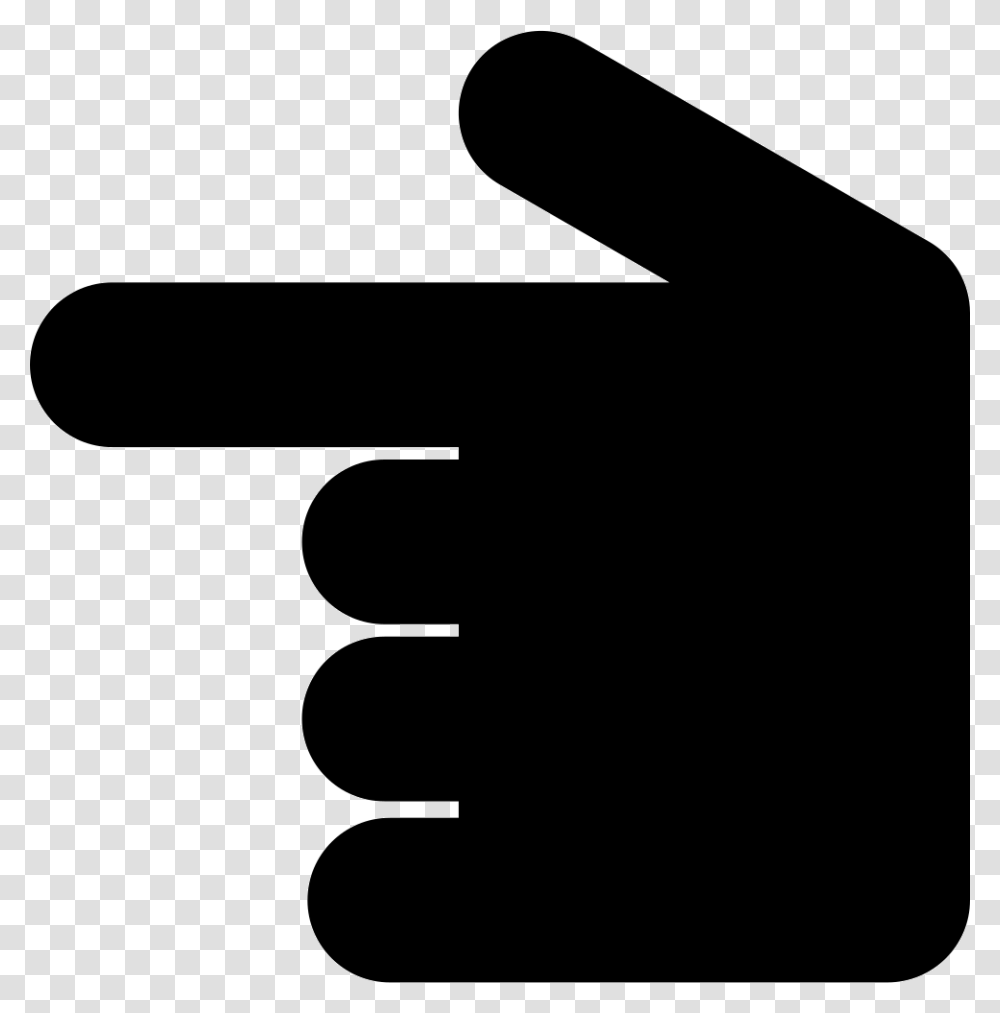 Hand Pointing Left Comments Sign, Apparel Transparent Png