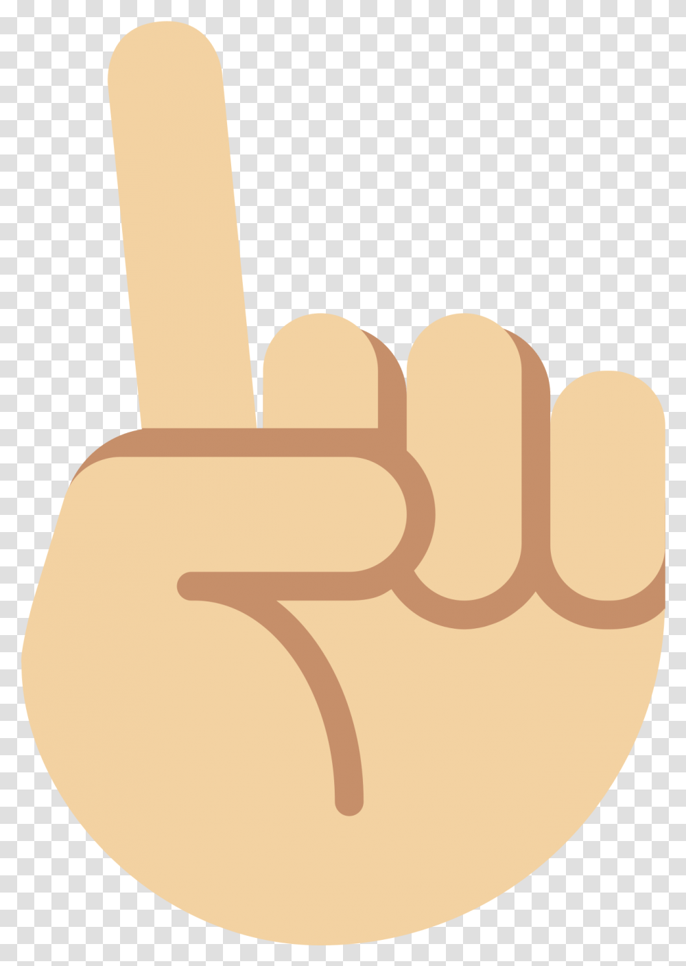 Hand Pointing Up Clipart, Fist Transparent Png