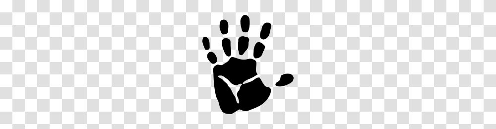 Hand Print Icons Noun Project, Gray, World Of Warcraft Transparent Png