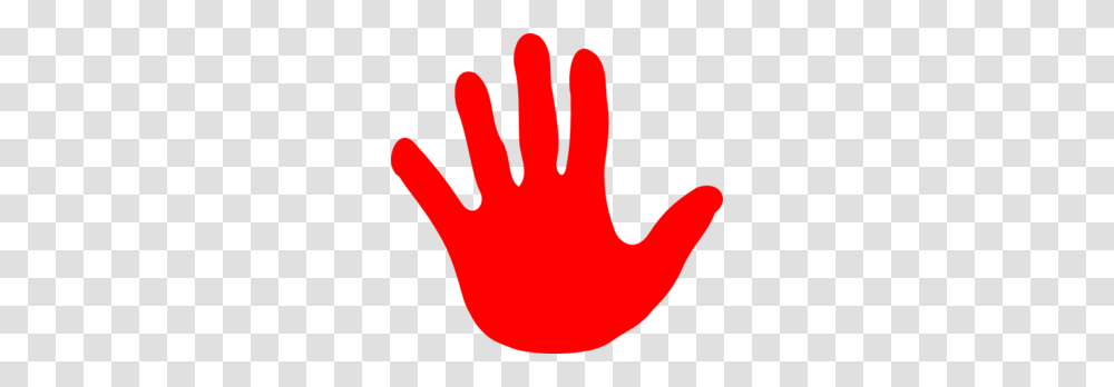 Hand Red Left Clip Art, Apparel, Glove, Silhouette Transparent Png