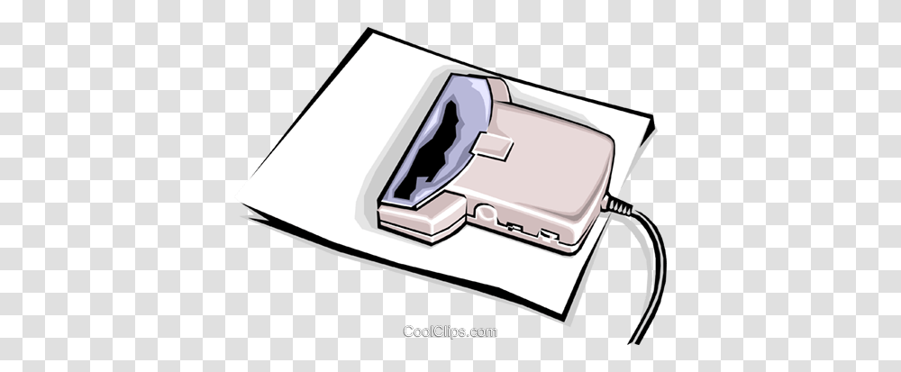 Hand Scanner Royalty Free Vector Clip Art Illustration, Adapter, Electronics, Cooktop, Architecture Transparent Png