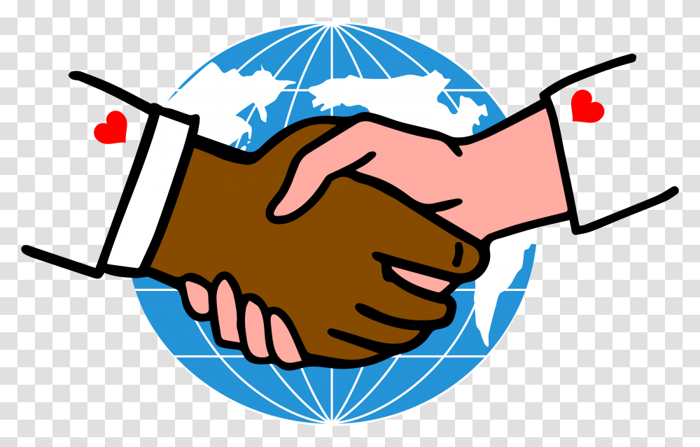 Hand Shake For Newsletter Handshake Animation Clipart Black And White Hands Shaking Cartoon Transparent Png