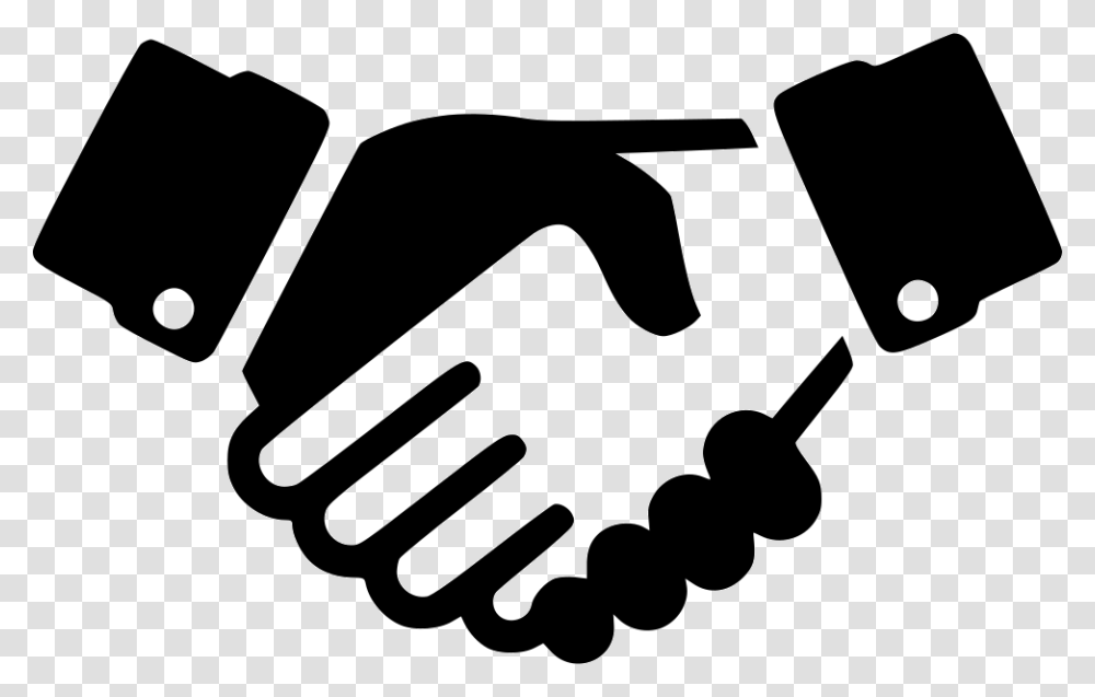 Hand Shake Icon, Handshake, Stencil Transparent Png