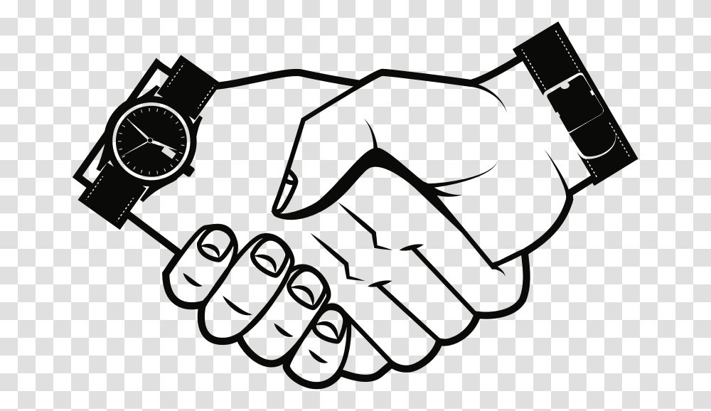 Hand Shake Image Black And White, Gun, Weapon Transparent Png