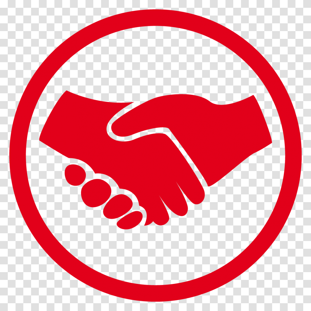 Hand Shake Red Icon, Balloon, Oval Transparent Png