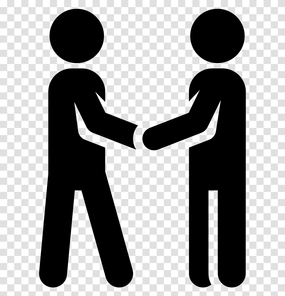 Hand Shake Svg Icon Free Download People Hand Shake Icon, Person, Human, Stencil Transparent Png