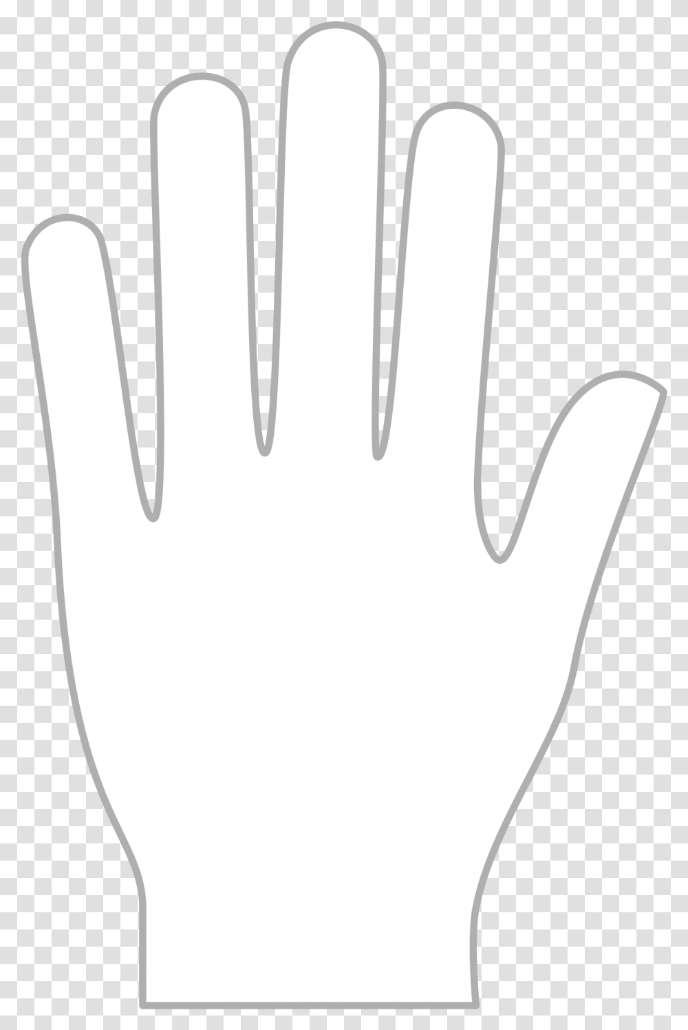 Hand Shape Ii Clip Arts Hand Shape, Apparel, Fork, Cutlery Transparent Png