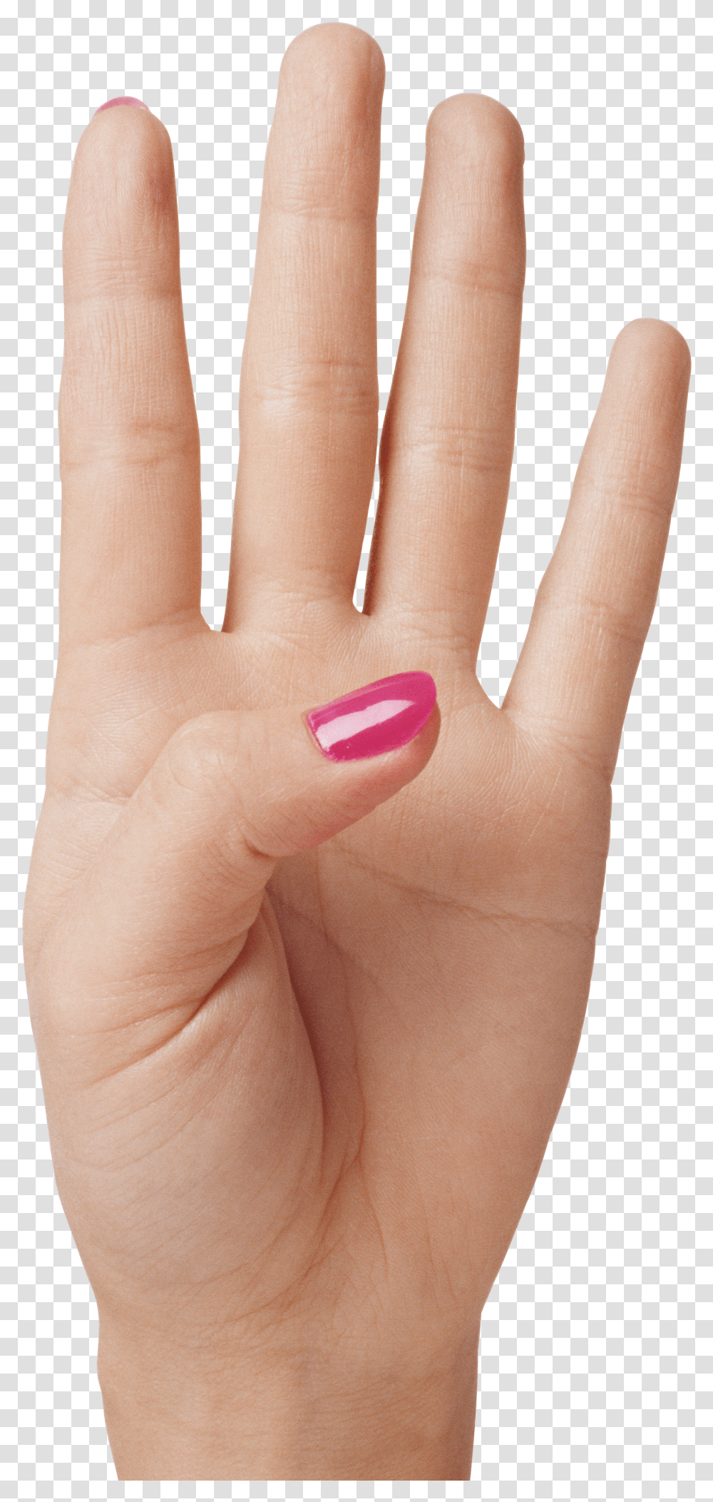 Hand Showing Four Fingers Clipart Image 4 Finger Transparent Png