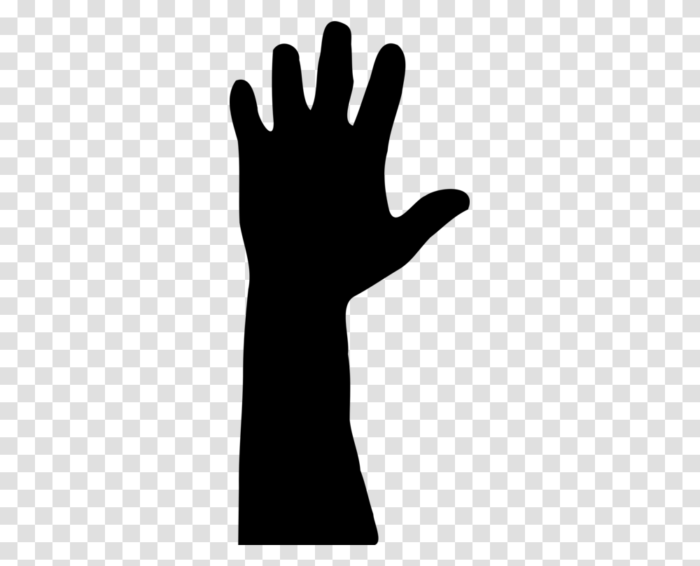 Hand Silhouette Drawing Arm, Gray, World Of Warcraft Transparent Png